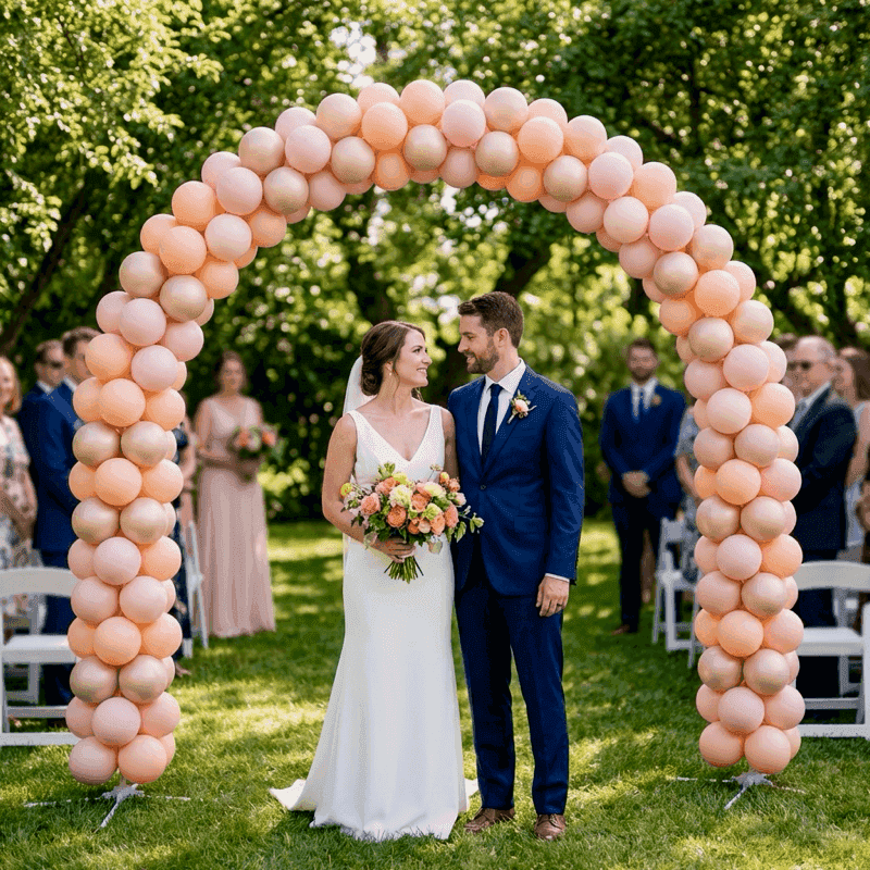 Ballondekoration für Hochzeit – PilaMania Ballonbogen